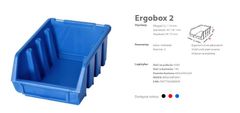 Patrol Ergobox 2 Blue, 116 X 161 X 75 Mm