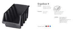 Patrol Ergobox 4 Blue, 204 X 340 X 155 Mm