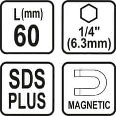 Sthor Sds Plus Adaptér Pro Bity 1/4"