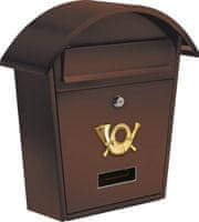 TOYA LETTERBOX 380x320x105mm HNĚDÝ ....