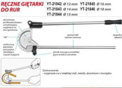 YATO YATO GIĘTARKA DO RUR 12mm 21842...