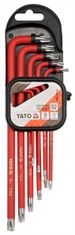 YATO YATO KLUCZE TORX FAJKOWE 9szt. T10-T50, DŁUGIE 0563