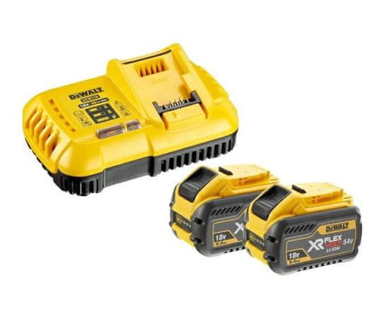 DeWalt Akumulátor 2x18V 9,0Ah + nabíječka