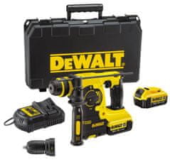 DeWalt VRTACÍ A SILOVACÍ KLADIVO DEWALT SDS-PLUS 18V 2,1J 2 x