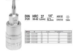 Yato Torx Punch Klíč 1/4" T30X37Mm