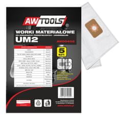 Sáčky Z Mikrovlákna Awtools V Balení 5 Kusů. Um2, Makita Vc2010/2511/2512/445/446