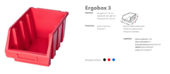 Patrol Ergobox 3 Red, 170 X 240 X 126 Mm