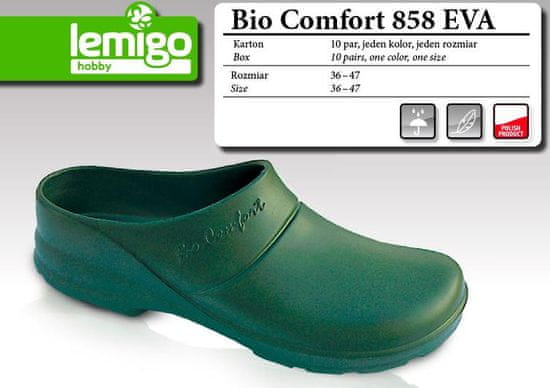 Lemigo BUTY KLAPEK BIO COMFORT ROZMIAR 46, ZIELONY 858