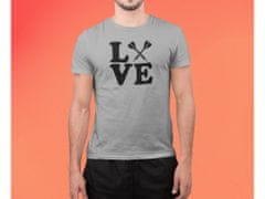 Fenomeno Pánské tričko - Love(šipky) - šedé Velikost: S