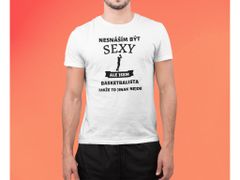 Fenomeno Pánské tričko - Sexy basketbalista - bílé Velikost: S
