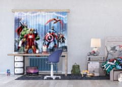 AG Design Dětský foto závěs MARVEL AVENGERS 180 x 160 cm