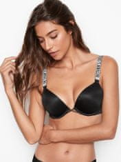 Victoria Secret Dámská push up podprsenka Bombshell černá s kamínky 75C