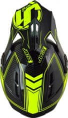 JUST 1 HELMETS Kšilt JUST1 J12 CARBON fluo žlutý UNI