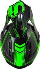 JUST 1 HELMETS Kšilt JUST1 J12 CARBON fluo zelený UNI