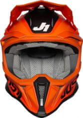 JUST 1 HELMETS Moto přilba JUST1 J18 PULSAR oranžovo/bílo/černá XS