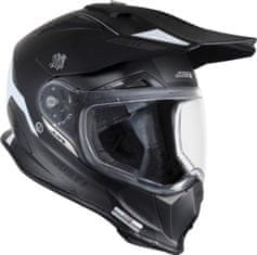 JUST 1 HELMETS Moto přilba JUST1 J14-F ELITE matná černo/bílá L