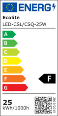 Ecolite Ecolite SMD panel přisaz.30x30cm, 25W, CCT, IP44, 2260lm LED-CSQ-CCT/25W/CR