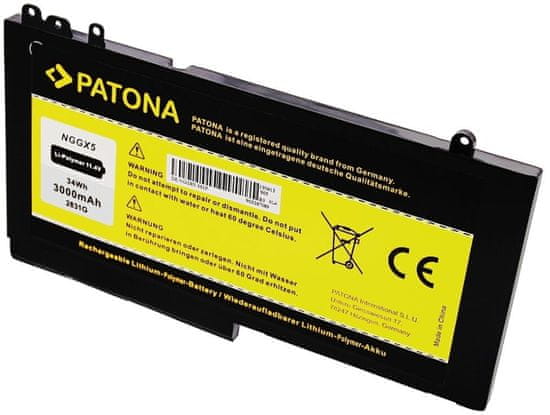 PATONA baterie pro ntb DELL LATITUDE E5270/E5470/E5570 3000mAh Li-Pol 11,4V