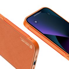 Dux Ducis Dux Ducis Yolo pouzdro z Eko kůže na iPhone 13 6.1" orange