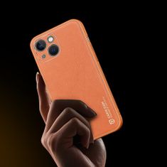 Dux Ducis Dux Ducis Yolo pouzdro z Eko kůže na iPhone 13 6.1" orange