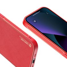 Dux Ducis Dux Ducis Yolo pouzdro z Eko kůže na iPhone 13 6.1" red