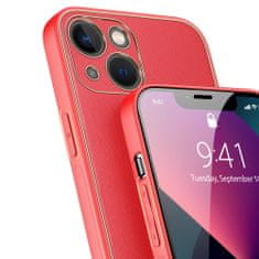 Dux Ducis Dux Ducis Yolo pouzdro z Eko kůže na iPhone 13 6.1" red