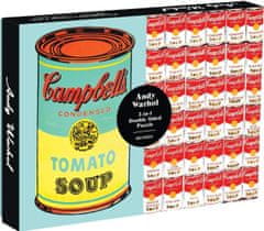 Galison GALISON Oboustranné puzzle Andy Warhol Campbell's Soup Cans 500 dílků