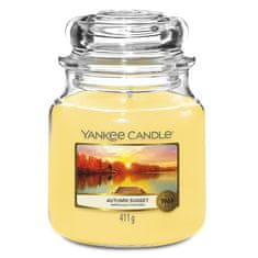 Yankee Candle Svíčka ve skleněné dóze , Podzimní západ slunce, 410 g