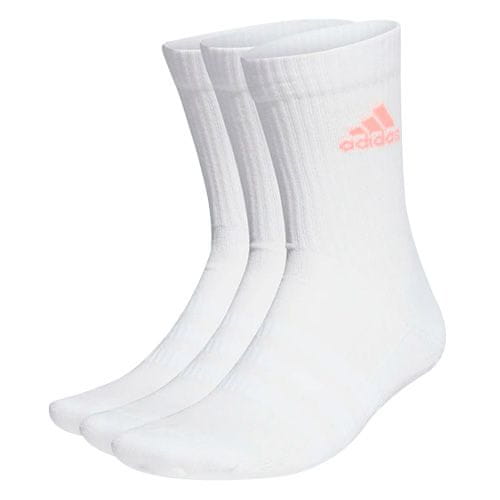 Adidas Ponožky , CUSH CRW 3PP | HE4994 | WHITE/BLURUS/ACIRED/ | L