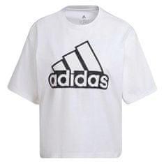 Adidas Dámské tričko , W BLUV Q1 CRO T | HC9183 | WHITE/WHITE | L