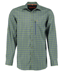 Orbis textil Orbis košile zeleno-modrá kostkovaná 4067/52 dlouhý rukáv Varianta: 39/40