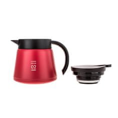 Hario Hario Insulated Stainless Steel Server V60-02 Red - 600 ml