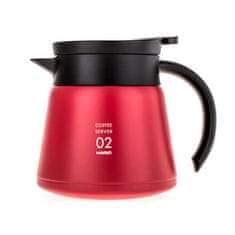 Hario Hario Insulated Stainless Steel Server V60-02 Red - 600 ml