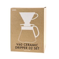 Hario Hario V60 Dripper & Pot White set - drip + server + filtry