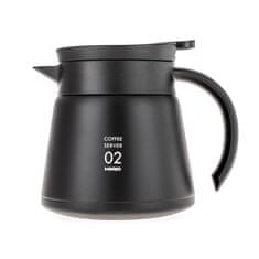 Hario Hario Insulated Stainless Steel Server V60-02 Black - 600 ml