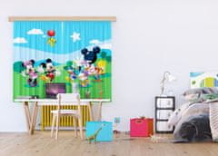 AG Design Dětský foto závěs DISNEY MICKEY MOUSE 180 x 160 cm