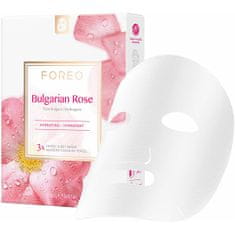 Foreo Hydratační pleťová maska pro suchou a unavenou pleť Bulgarian Rose (Hydrating Sheet Mask) 3 x 20 g