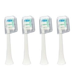 BMK Náhradní kompatibilní hlavice k zubním kartáčkům Philips, 4 ks - kompatibilní s Philips Sonicare Plaque defense HX9024