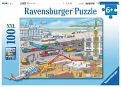 Ravensburger Puzzle Staveniště na letišti XXL 100 dílků