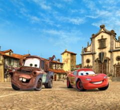 AG Design Dětský foto závěs DISNEY CARS A BURÁK 180 x 160 cm