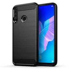 FORCELL Obal / kryt na Huawei P40 Lite E černý - Forcell CARBON