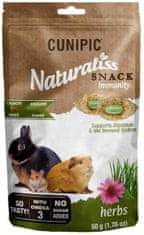 Cunipic Naturaliss snack Immunitiy pro drobné savce 50 g