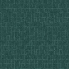 Vliesová zelená tapeta na zeď- imitace kůže 139188, Paradise, 0,53 x 10,05 m
