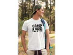 Fenomeno Pánské tričko Camp life - bílé Velikost: XL