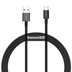 BASEUS Superior kabel USB / USB-C 66W 6A 2m, černý