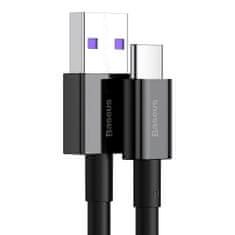 BASEUS Superior kabel USB / USB-C 66W 6A 1m, černý