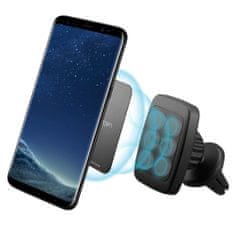 Spigen H12 magnetický držák na mobil do auta, černý