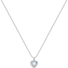 Morellato Romantický stříbrný náhrdelník se srdíčkem Tesori SAVB02 (řetízek, přívěsek)