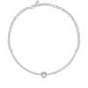 Luxusní stříbrný náhrdelník se srdíčkem Tesori SAVB17