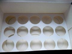 FunCakes Papírová krabička průhledná na 6 cupcakes 24x16x8cm v sadě 3 krabičky 